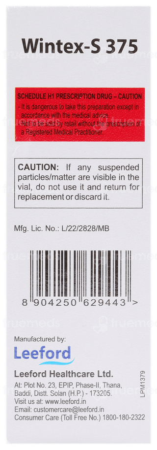 Wintex S 375 Injection 10 ML