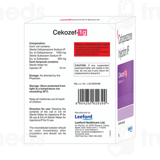 Cekozef 1 GM Injection 1