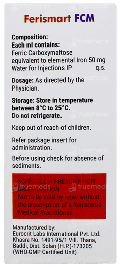 Ferismart Fcm Injection 10ml