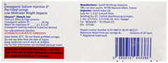 Clexane 20mg 0.2ml Pack Of 2 Injections Clexane 20mg 0.2ml Pack Of 2 Injections