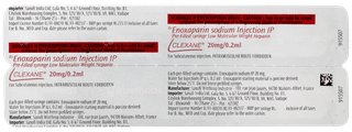 Clexane 20mg 0.2ml Pack Of 2 Injections