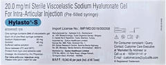 Hylasto S Injection 2Ml