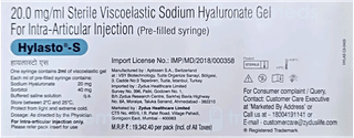 Hylasto S Injection 2Ml