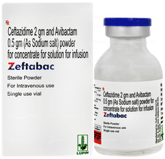 Zeftabac 2000/500mg Injection 20ml