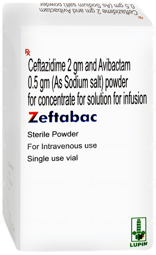 Zeftabac 2000/500mg Injection 20ml