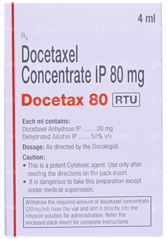 Docetax 80 Rtu Injection 4ml Docetax 80 Rtu Injection 4ml