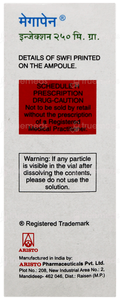 Megapen 250mg Injection 1 Megapen 250mg Injection 1
