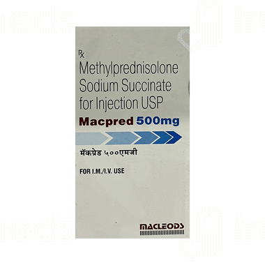 Maxopred Injection Macpred 500 Mg Injection 1 - Uses, Side Effects, Dosage, Price | Truemeds