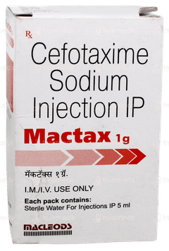 Mactax 1g Injection 1 Mactax 1g Injection 1