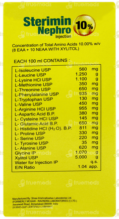 Sterimin Nephro 10% Injection 100ml