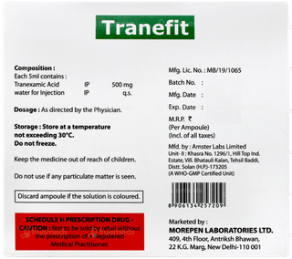 Tranefit Injection 5ml