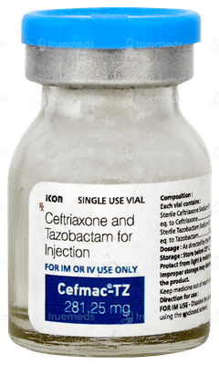 Cefmac Tz 281.25mg Injection 1