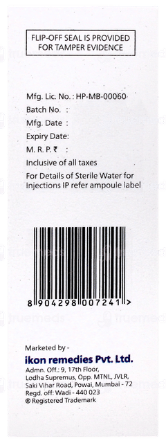 Cefmac Tz 562.5mg Injection 1 Cefmac Tz 562.5mg Injection 1