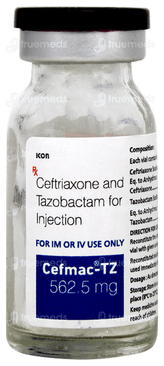 Cefmac Tz 562.5mg Injection 1 Cefmac Tz 562.5mg Injection 1