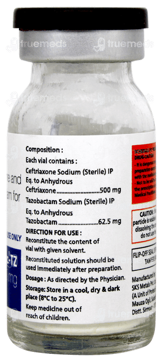 Cefmac Tz 562.5mg Injection 1