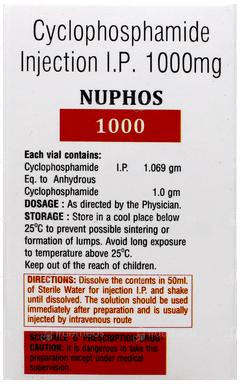 Nuphos 1000 Injection 1 Nuphos 1000 Injection 1