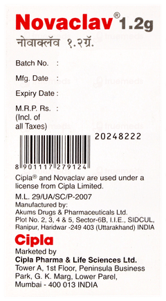 Novaclav 1.2gm Injection 1