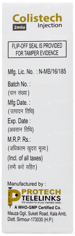 Colistech 2miu Injection 1