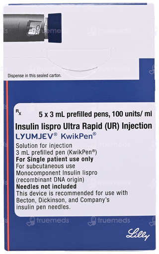 Lyumjev Kwikpen 3Ml Pack Of 5 Injection