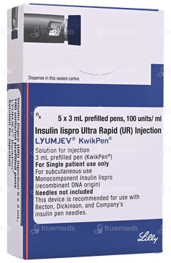 Lyumjev Kwikpen 3Ml Pack Of 5 Injection
