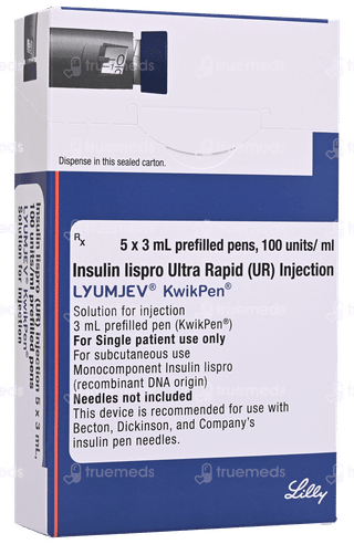 Lyumjev Kwikpen 3Ml Pack Of 5 Injection