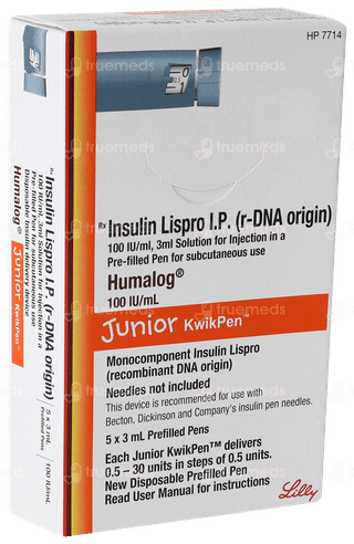 Humalog 100Iu Junior Kwikpen Injection 3Ml