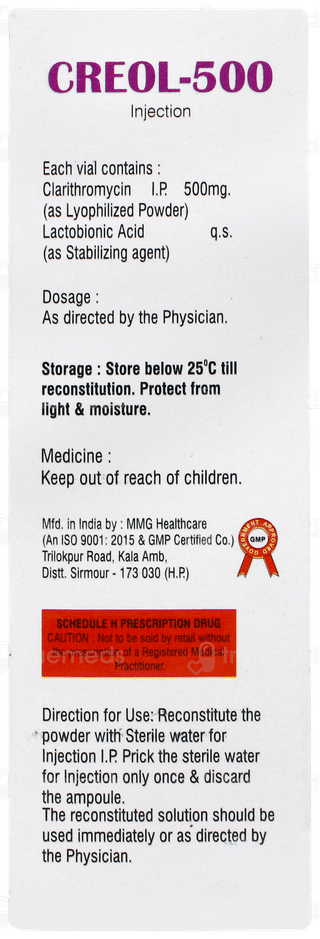 Creol 500 Injection 1
