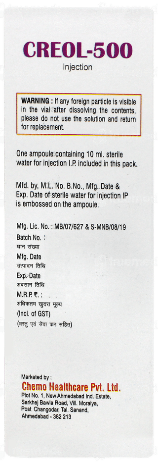 Creol 500 Injection 1
