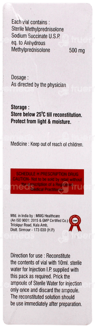 Medricort 500 Injection 1