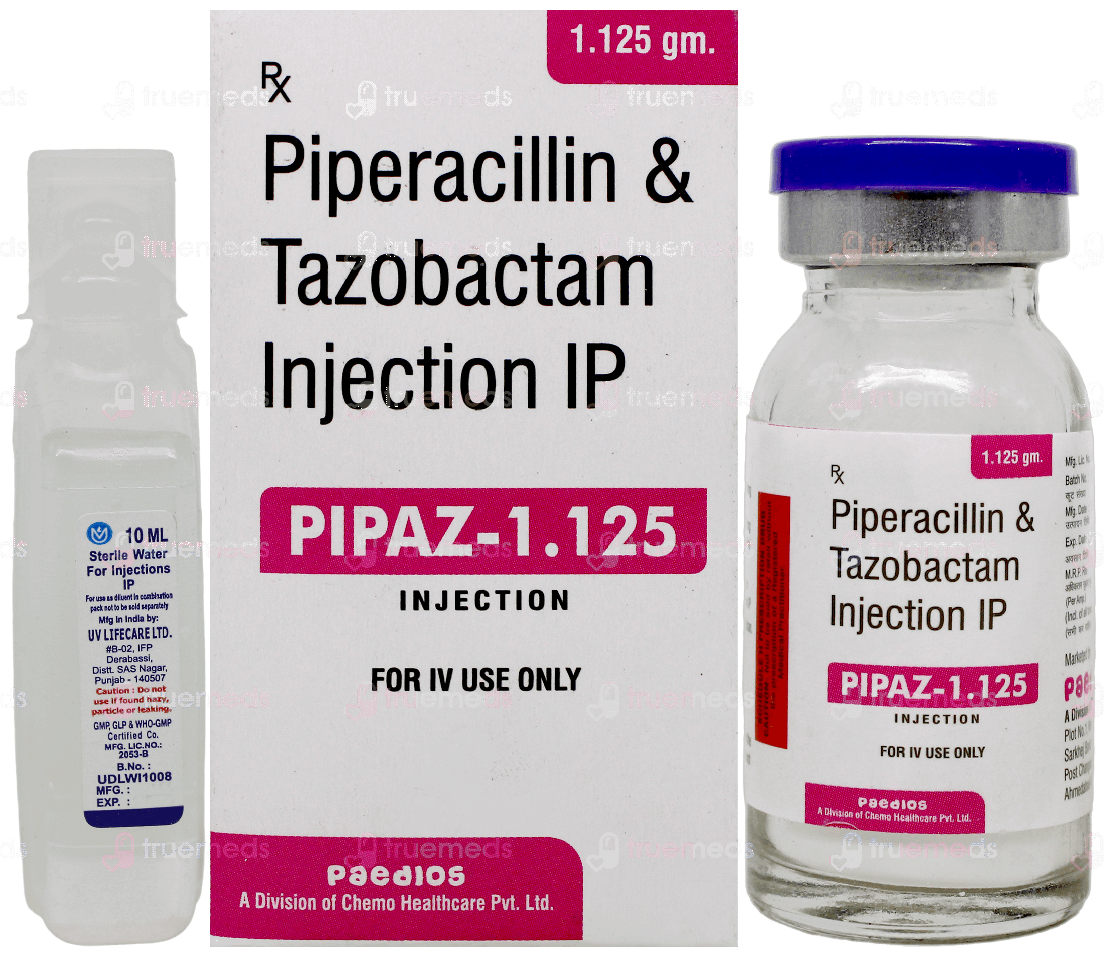 Pipaz 1125 Injection 1 - Uses, Side Effects, Dosage, Price | Truemeds