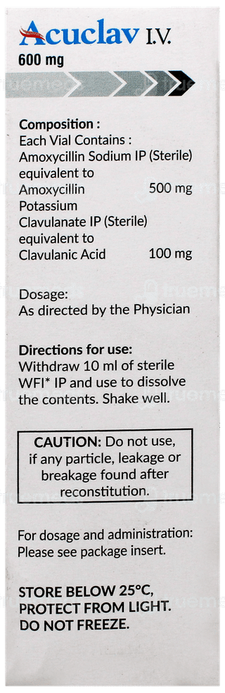Acuclav Iv 600mg Injection 1