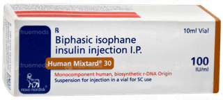 Human Mixtard 30 100iu Injection 10ml