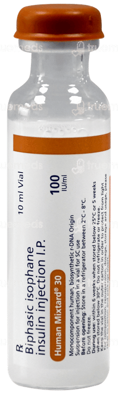 Human Mixtard 30 100iu Injection 10ml