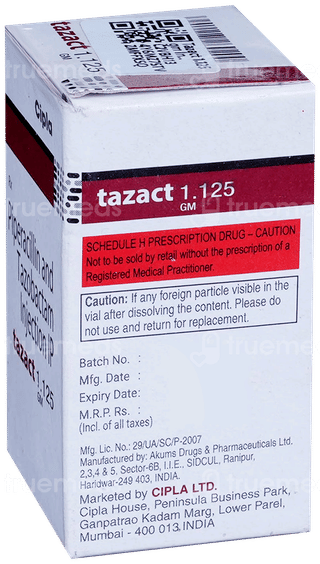 Tazact 1.125Gm Injection 1