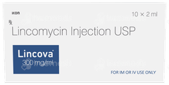 Lincova 300mg Injection 2ml Lincova 300mg Injection 2ml