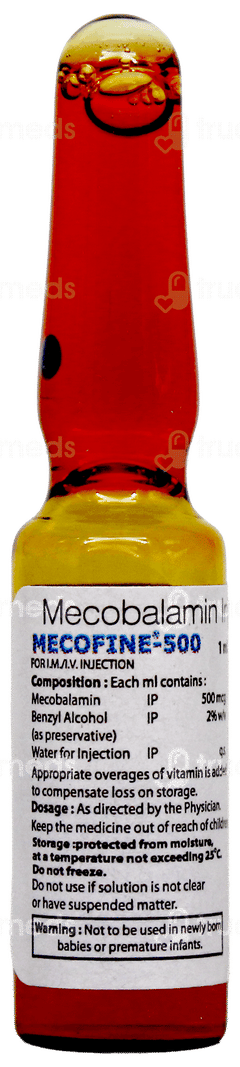 Mecofine 500 Injection 1Ml Mecofine 500 Injection 1Ml