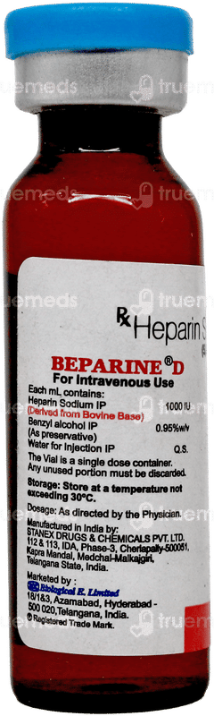 Beparine D Injection 5ml Beparine D Injection 5ml