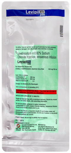 Levipil Rtu 500 Infusion 100ml