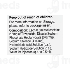 Mounjaro 2.5Mg Injection 0.5Ml