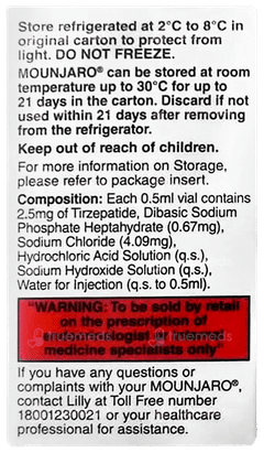 Mounjaro 2.5mg Injection 0.5ml