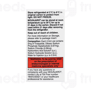 Mounjaro 5Mg Injection 0.5Ml