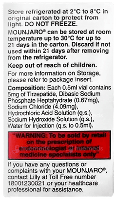 Mounjaro 5mg Injection 0.5ml