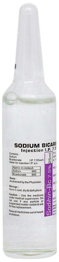 Sodihin Bc 7.5% Injection 25Ml