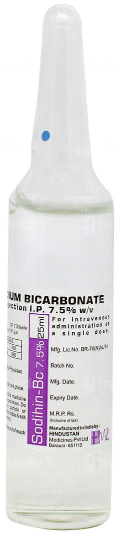 Sodihin Bc 7.5% Injection 25Ml