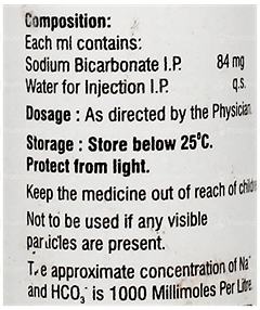 Sodican 8.4% Injection 25Ml