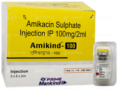 Amikind 100 Injection 2ml