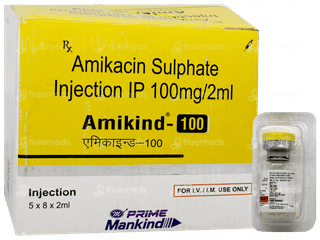 Amikind 100 Injection 2ml