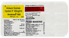 Amikind 100 Injection 2ml