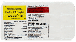 Amikind 100 Injection 2ml