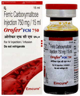 Orofer Fcm 750 Injection 15ml